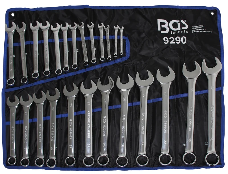 BGS 9290 Satz Ringmaulschlüssel SW 6 - 32mm metrisch 25 teilig