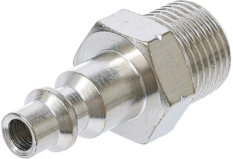 BGS 7064 Druckluft Stecknippel 10mm (3/8") Außengewinde USA Frankreich
