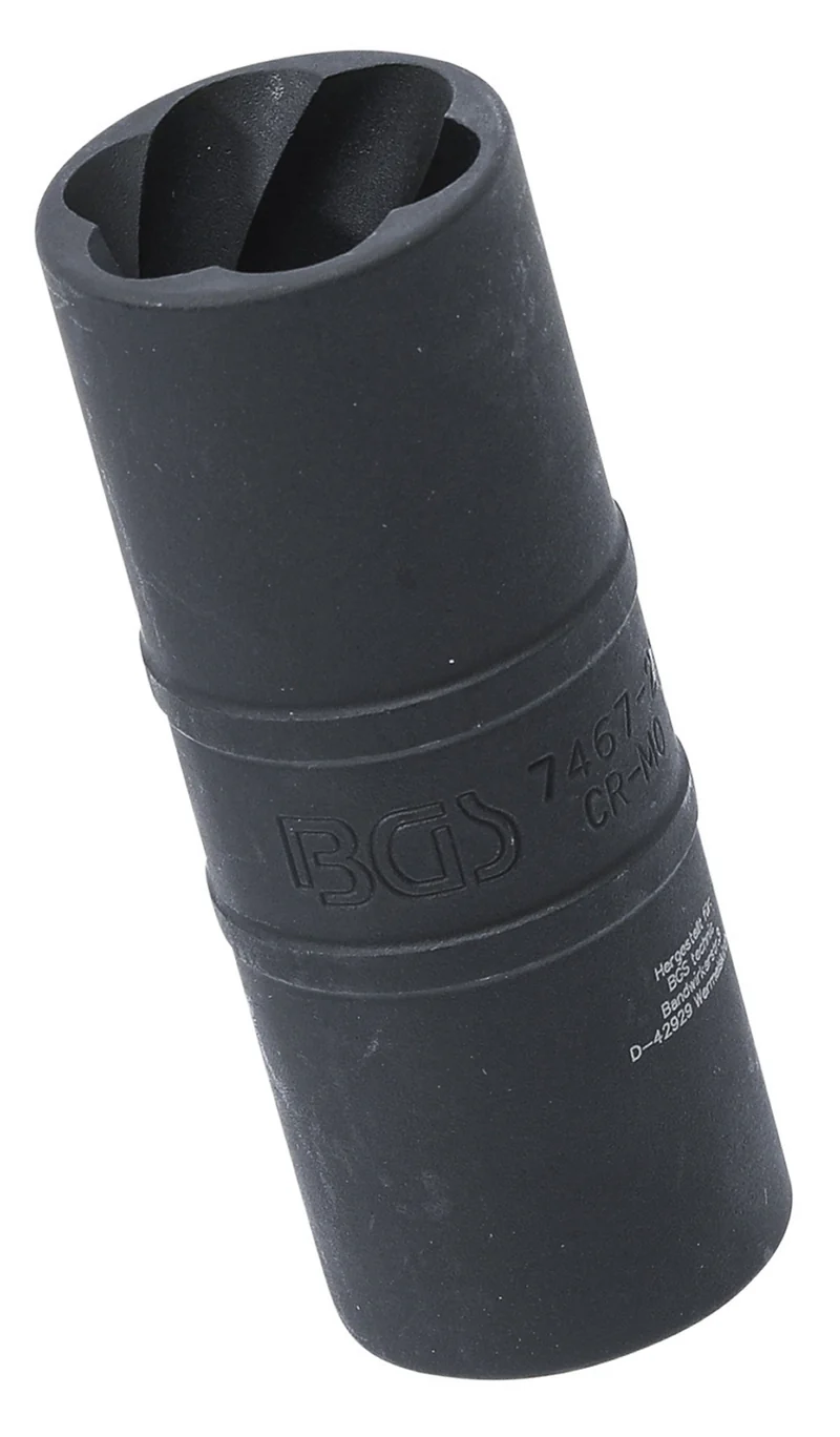 BGS 7467-21 Wendeeinsatz Kraft Spezial Schraubenausdreher 21mm 12,5mm (1/2")