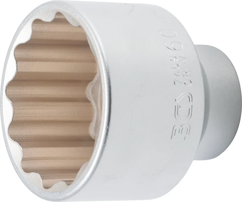 BGS 7459 Nuss / Stecknuss / Steckschlüsseleinsatz 60mm Zwölfkant Antrieb 20mm (3/4")
