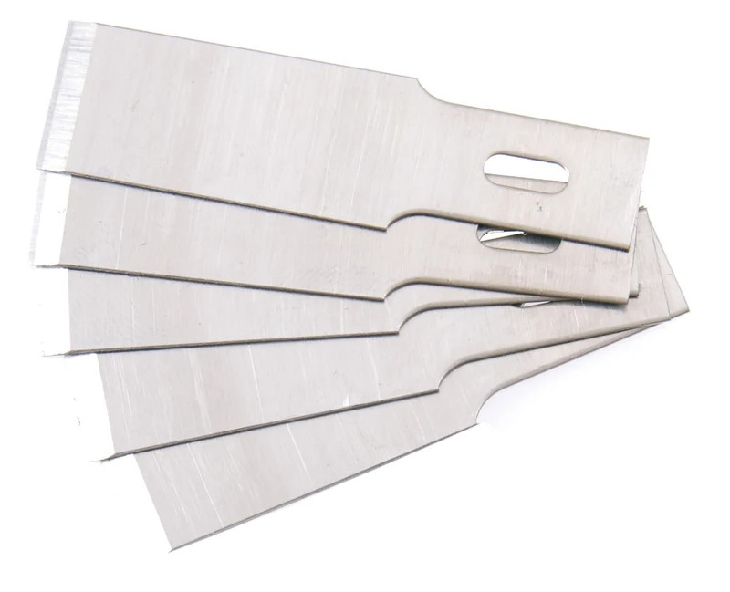 BGS 364-12 Satz Schaberklingen 5 Stück 0,6 x 12mm Ersatzklingen für BGS Schabersatz 364