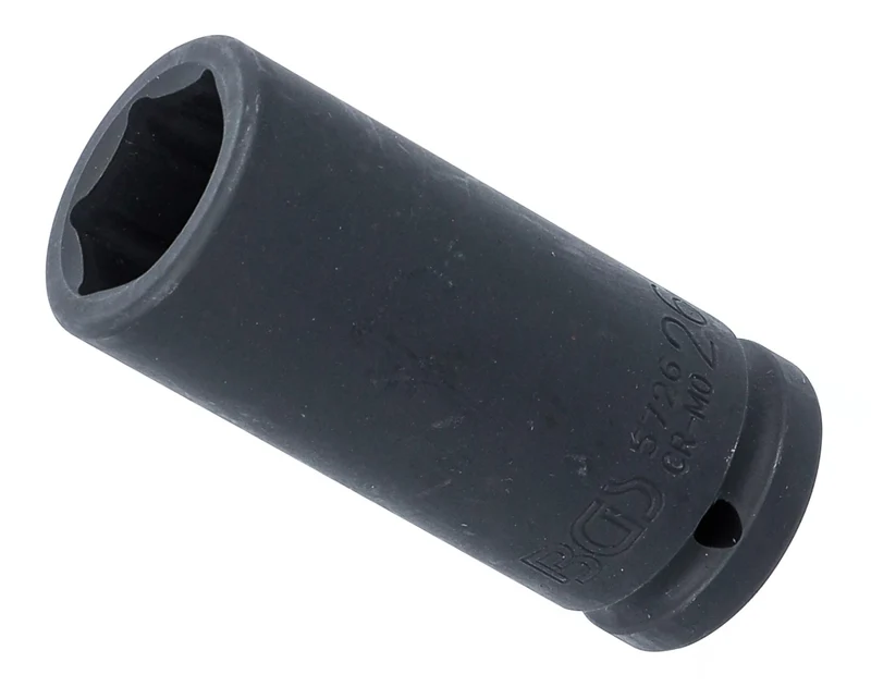 BGS 5726 Impact Nuss 26mm lang/tief Antrieb 20mm (3/4") für Schlagschrauber