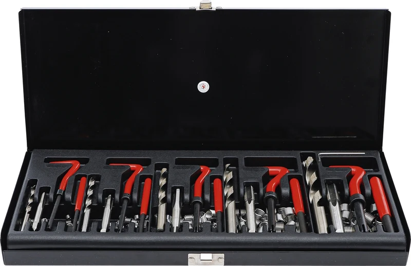 BGS DIY 19500 Satz Gewindereparatur M5 M6 M8 M10 M12 130 teilig