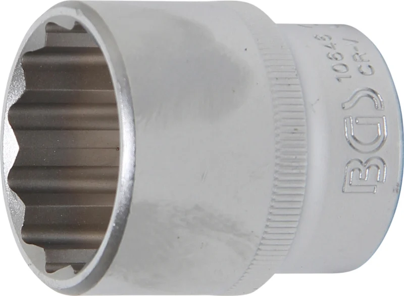 BGS 10646 Nuss / Stecknuss / Steckschlüsseleinsatz 30mm Zwölfkant Antrieb 12,5mm (1/2")
