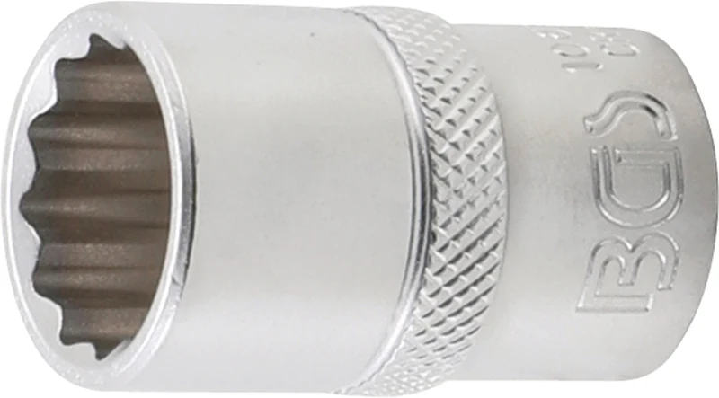 BGS 10637 Nuss / Stecknuss / Steckschlüsseleinsatz 17mm Zwölfkant Antrieb 12,5mm (1/2")