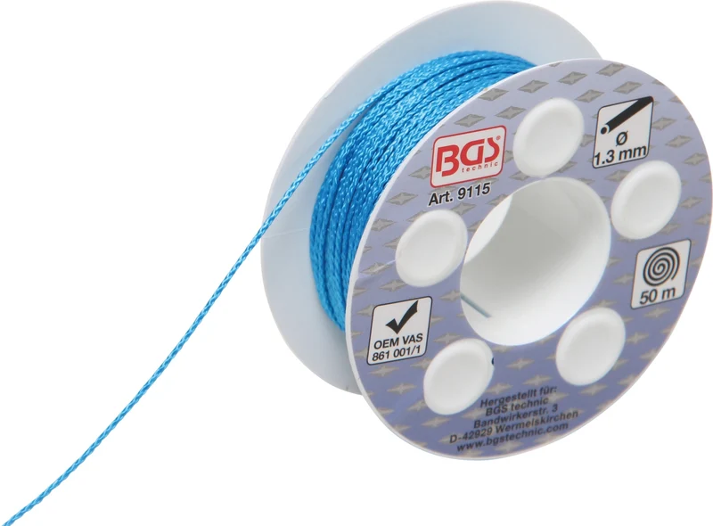 BGS 9115 Ausglas Trennschnur aus Nylon 50 Meter zum Ausglasen