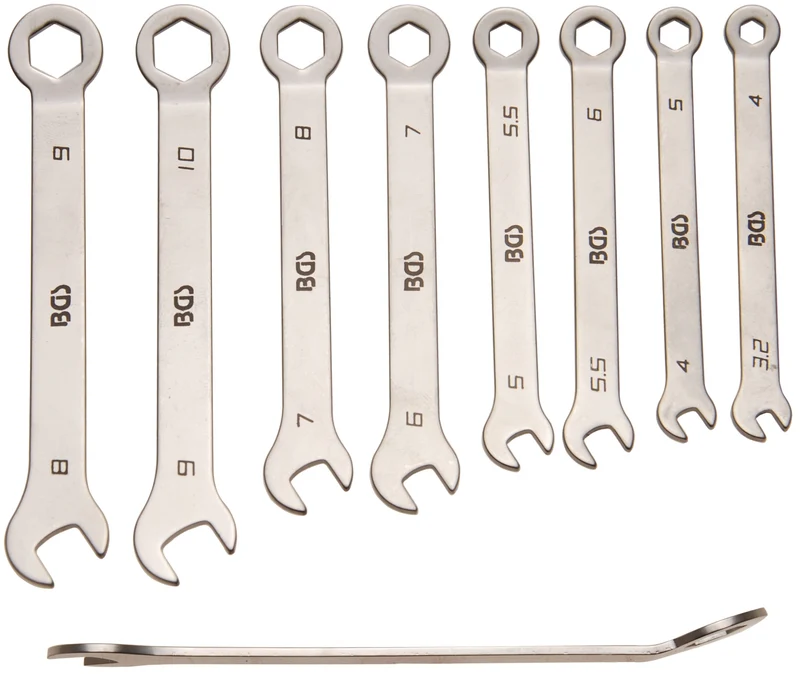 BGS 8646 Satz Ringmaulschlüssel Mini 4-10mm metrisch 8 teilig