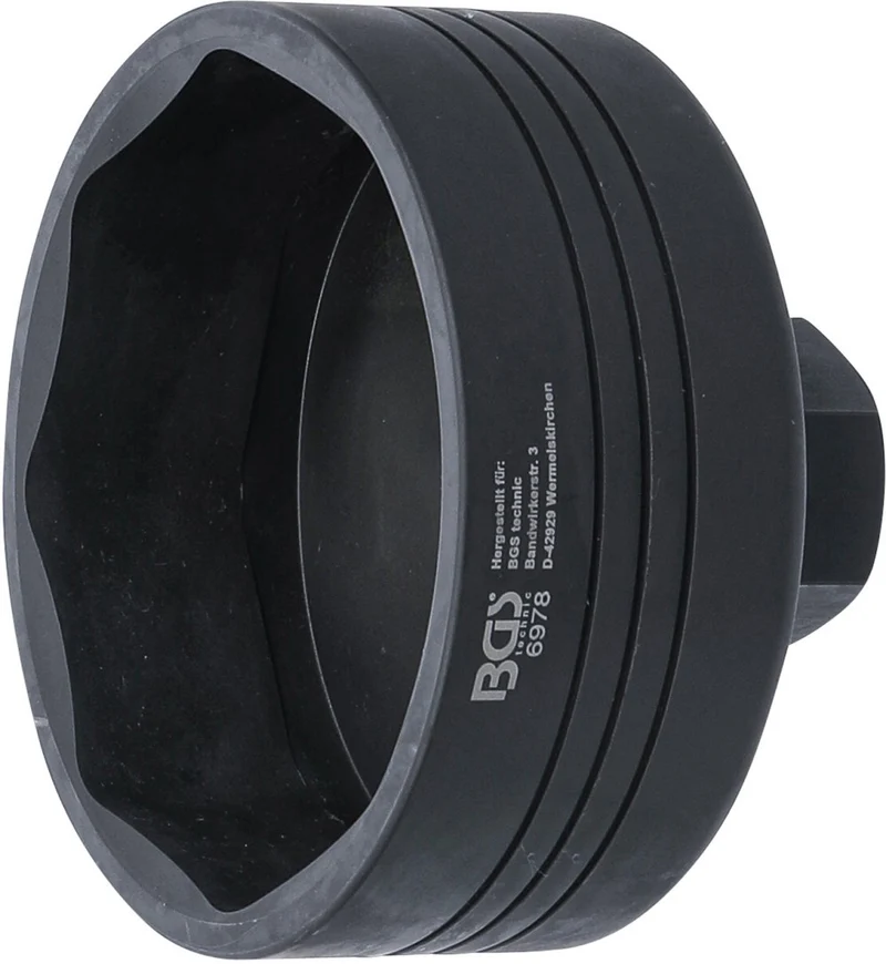 BGS 6978 Schlüssel für Achsmuttern Achtkant für BPW 12t Achsen SW 109mm