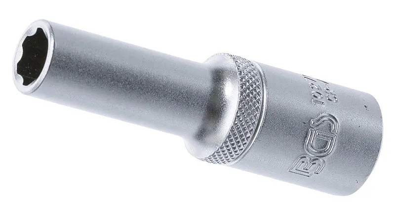 BGS 10270 Nuss / Stecknuss 10mm lang/tief Super Lock Wellenprofil Antrieb 12,5mm (1/2")