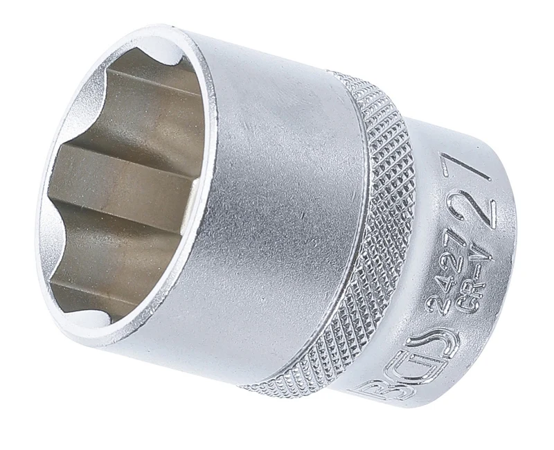 BGS 2427 Nuss / Stecknuss 27mm Super Lock Wellenprofil Antrieb 12,5mm (1/2")