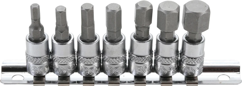 BGS 2161 Satz Bits Innensechskant 4-12mm Antrieb 6,3mm (1/4")