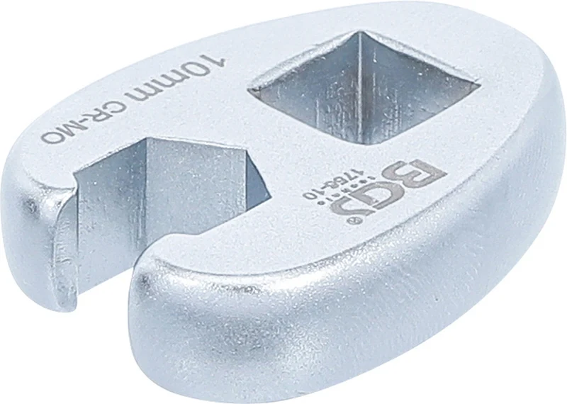 BGS 1756-10 Hahnenfuss / Krähenfuss Schlüssel SW 10mm mit 10mm (3/8") Antrieb