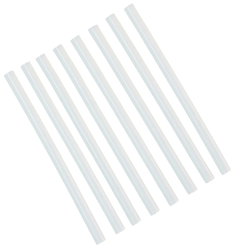 BGS DIY 80857 Patronen für Heißklebepistole transparent Ø 11 mm x 200mm 8 teilig