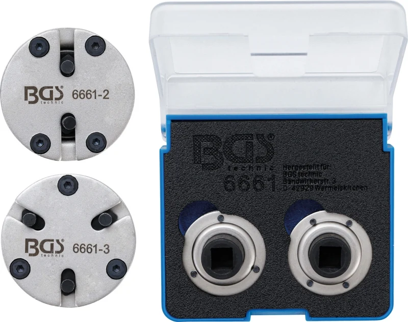 BGS 6661 Universal Rückstelladapter für Bremskolben mit 2 & 3 Stiften