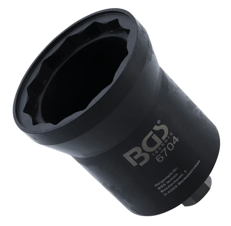 BGS 6704 Schlüssel für Achsmuttern Zwölfkant für Mercedes-Benz SW 95mm
