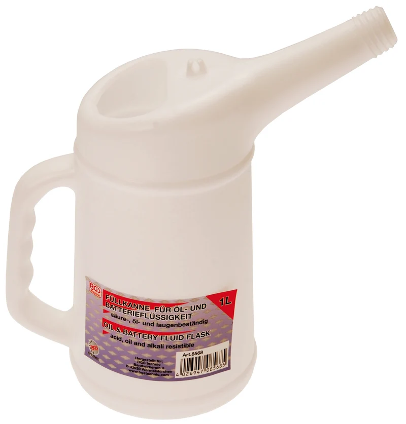 BGS 8568 Füllkanne zum Einfüllen Öl Wasser Diesel Ölkanne 1 Liter