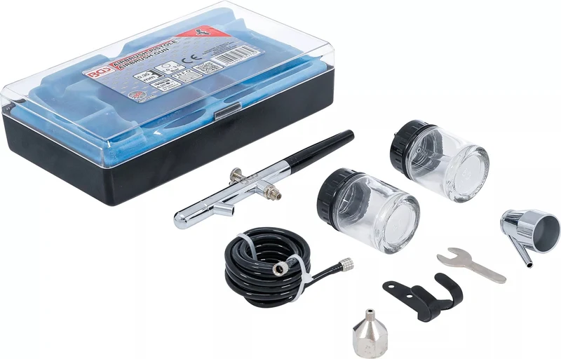 BGS 3276 Airbrush Pistole mit Zubehör in Box