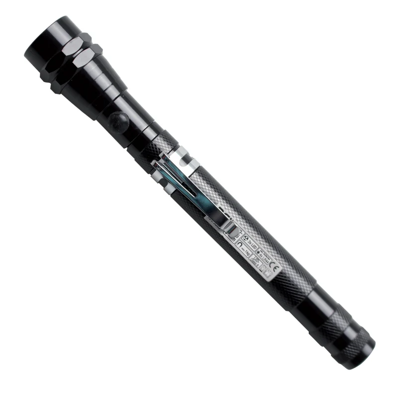 BGS 9303 LED Leuchte Taschenlampe ausziehbar 170-545mm mit Magnetheber und Clip