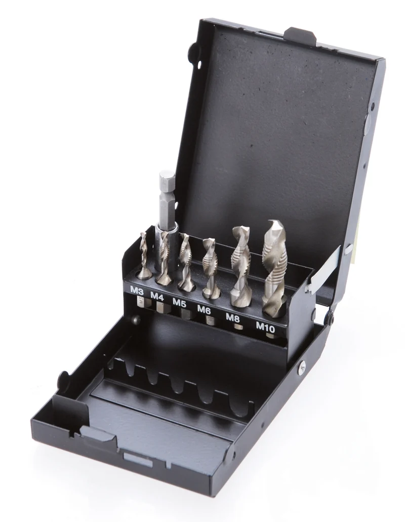 BGS 1926 HSS-G Bohrer- und Gewindeschneidesatz 7 teilig
