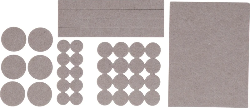 BGS DIY 80715 Satz Filzgleiter beige 38-teilig