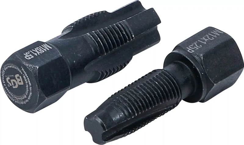 BGS 65591 Reparaturwerkzeug für Lambdasondengewinde M18 x 1.5mm, M12 x 1.25mm, 2-teilig