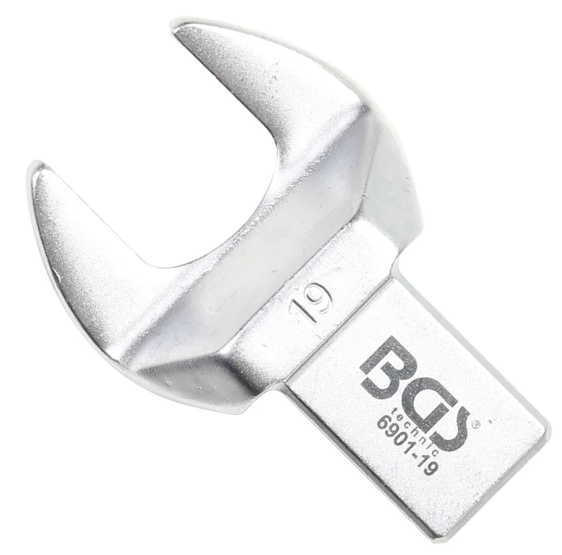 BGS 6901-19 Einsteck-Maulschlüssel 19mm für Aufnahme 14 x 18mm