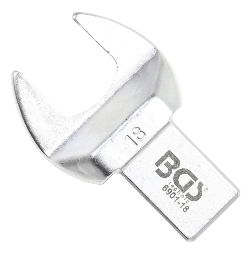 BGS 6901-18 Einsteck-Maulschlüssel 18mm für Aufnahme 14 x 18mm