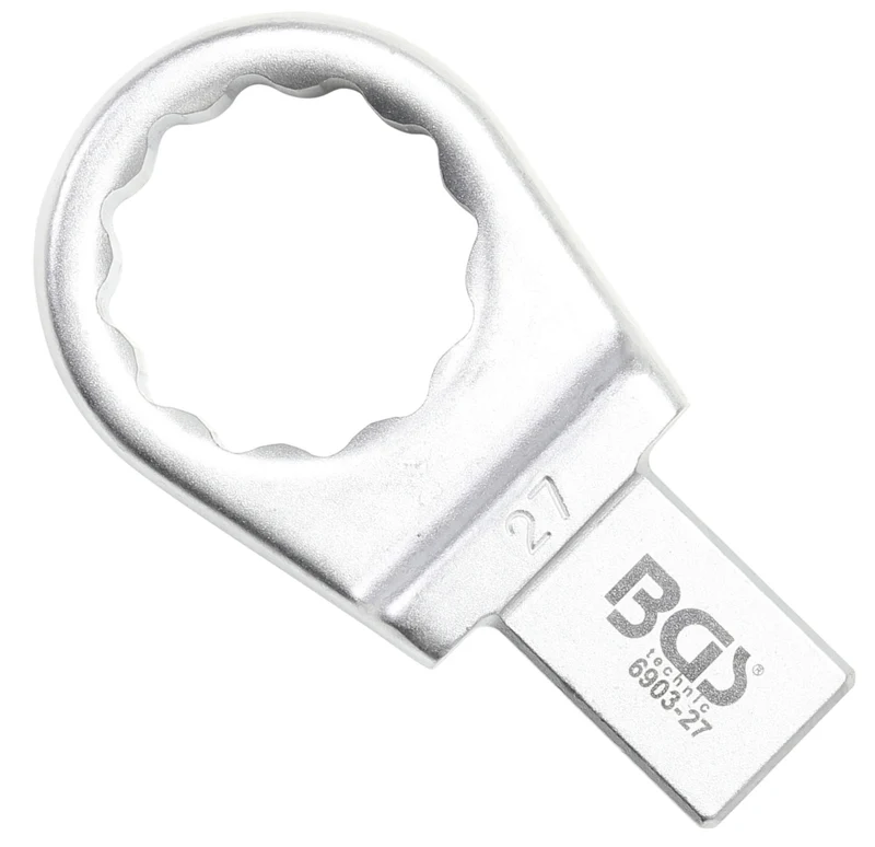BGS 6903-27 Einsteck-Ringschlüssel 27mm für Aufnahme 14 x 18mm