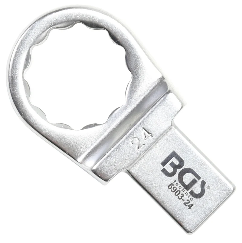 BGS 6903-24 Einsteck-Ringschlüssel 24mm für Aufnahme 14 x 18mm