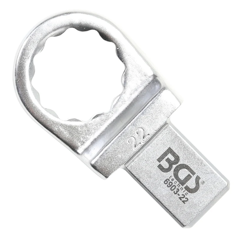 BGS 6903-22 Einsteck-Ringschlüssel 22mm für Aufnahme 14 x 18mm