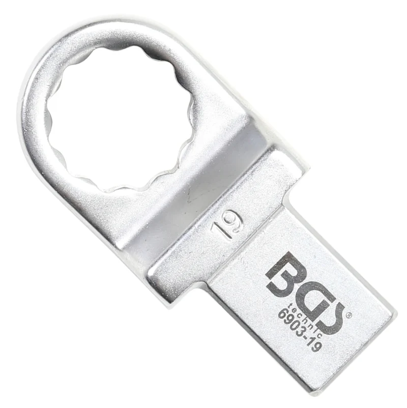 BGS 6903-19 Einsteck-Ringschlüssel 19mm für Aufnahme 14 x 18mm