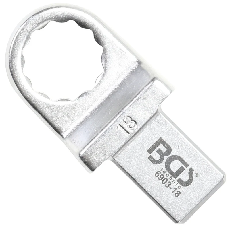 BGS 6903-18 Einsteck-Ringschlüssel 18mm für Aufnahme 14 x 18mm