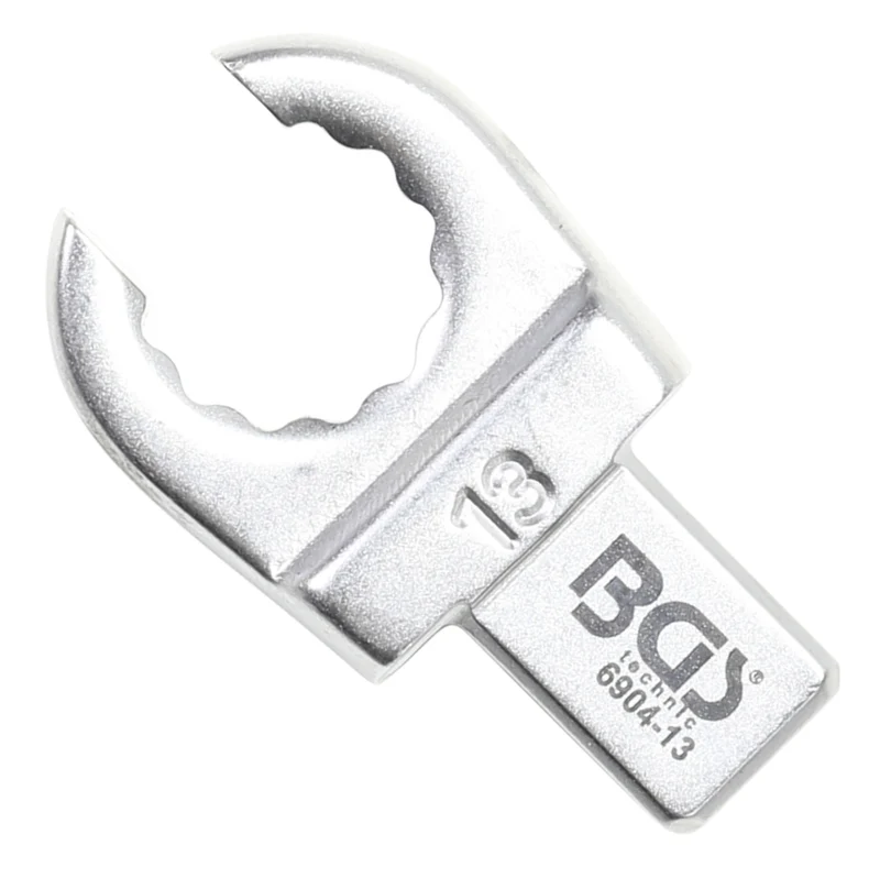 BGS 6904-13 Einsteck-Ringschlüssel offen 13mm für Aufnahme 9 x 12mm