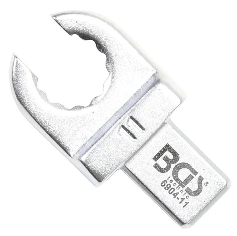 BGS 6904-11 Einsteck-Ringschlüssel offen 11mm für Aufnahme 9 x 12mm