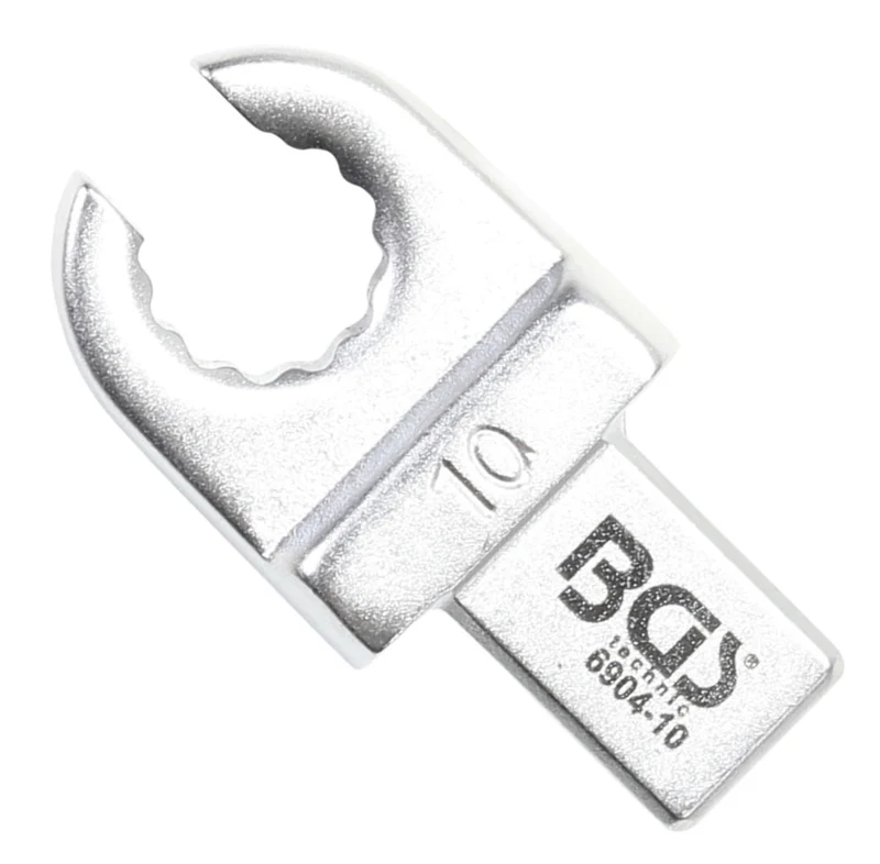 BGS 6904-10 Einsteck-Ringschlüssel offen 10mm für Aufnahme 9 x 12mm