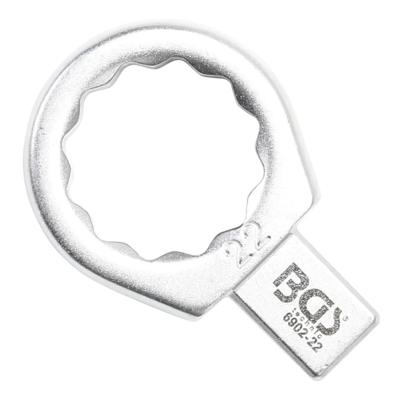 BGS 6902-22 Einsteck-Ringschlüssel 22mm für Aufnahme 9 x 12mm