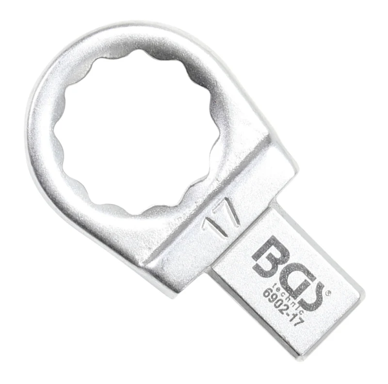 BGS 6902-17 Einsteck-Ringschlüssel 17mm für Aufnahme 9 x 12mm