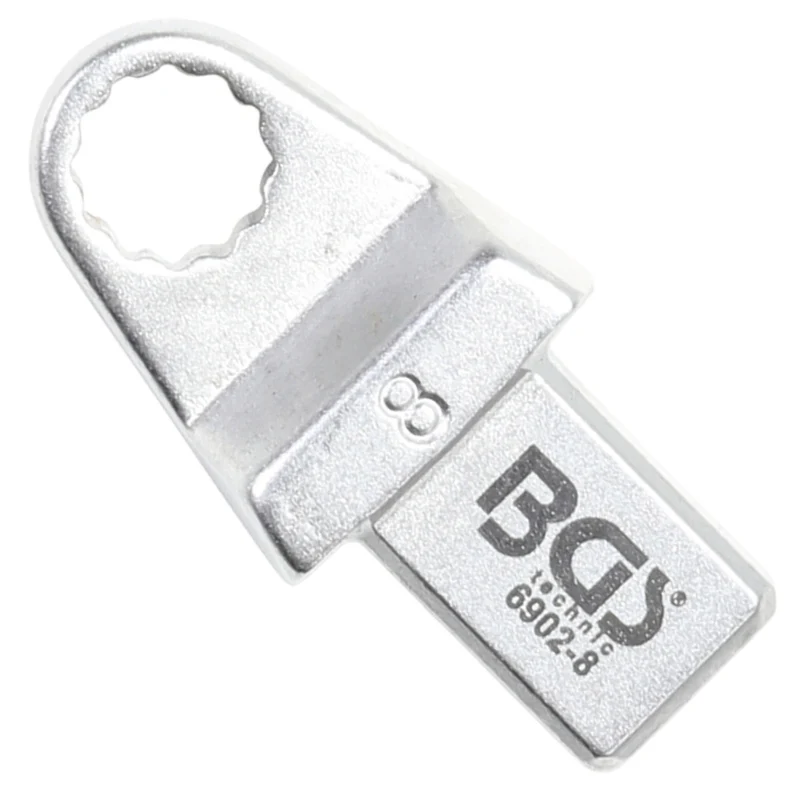 BGS 6902-8 Einsteck-Ringschlüssel 8mm für Aufnahme 9 x 12mm