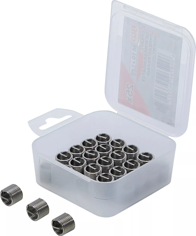 BGS 9428-1 Ersatz Gewindeeinsätze M10 x 1,25 mm 25 teilig