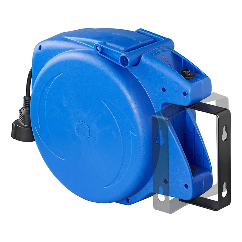 ProPlus 580786 automatische Kabeltrommel mit 15 Meter Kabel mit Griff