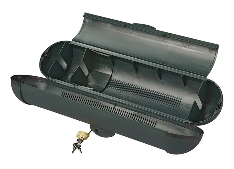 ProPlus 420356 Sicherheitsbox GRÜN für CEE Schuko Stecker Kabelbox für Garten & Camping