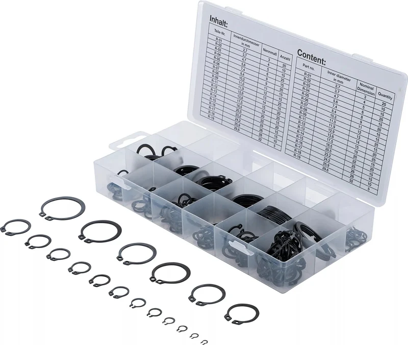 BGS 8046 Sortiment Seegerringe / Sprengringe / Aussenseegeringe 300 teilig