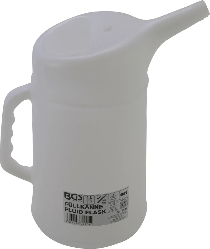 BGS 9984 Füllkanne zum Einfüllen Öl Wasser Diesel Ölkanne 4 Liter