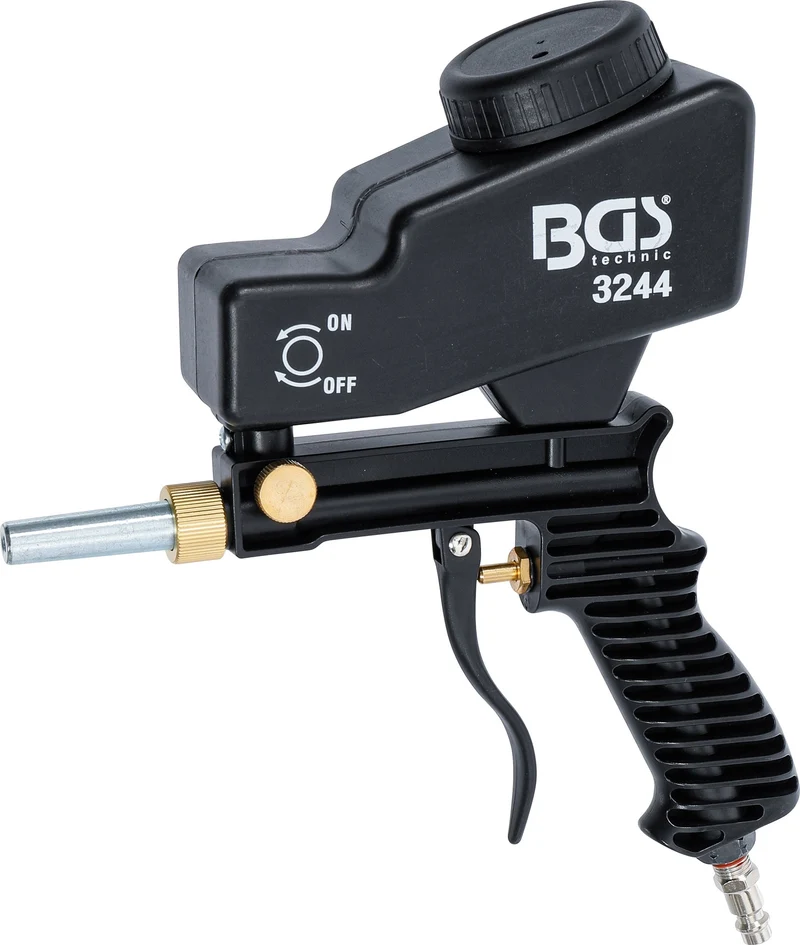 BGS 3244 Druckluft Sandstrahlpistole Sandstrahlgerät mit Vorratsbehälter 600cm³